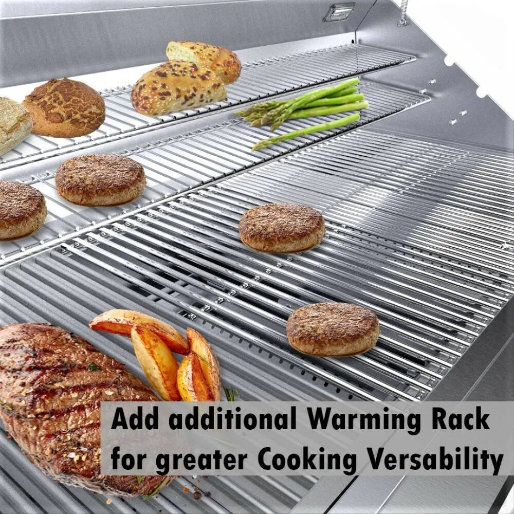 Sunstone 42" Hybrid Gas, Charcoal & Wood Built-In Grill