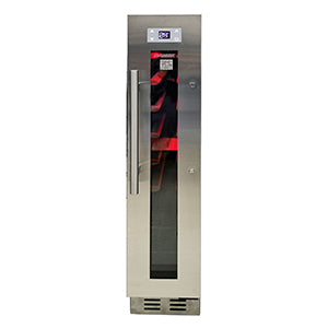 Equator Advanced Appliances 9-Bottle Single-Zone Wine Refrigerator – Stainless Steel, Freestanding or Built-In, 7-Color LED, 110V