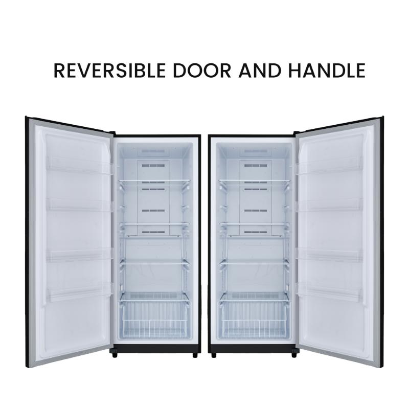 Conserv 17 Cu. Ft. Convertible Upright Freezer/Refrigerator – Garage Ready, ENERGY STAR®, 28” Wide, 110V (Black)