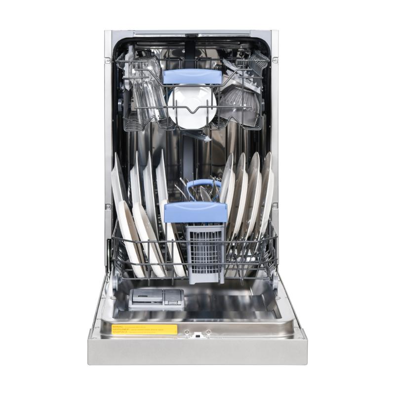Equator Advanced Appliances 18″ Built-In Dishwasher – 10 Place Settings with Wine Rack, 3.4 Gal, 51 dB Quiet, ENERGY STAR®, ADA, 110V Stainless