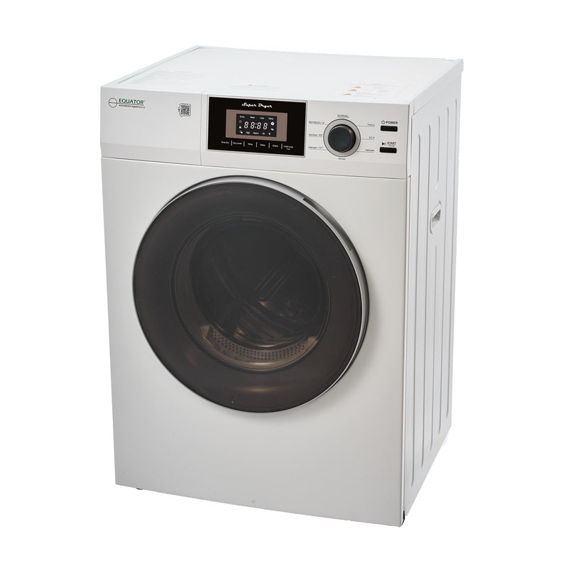 Equator Advanced Appliances Premium 24" Compact Vented Dryer with Washer Socket, Sensor Dry, 3.1 cu. ft. / 13 lb Capacity, 110V