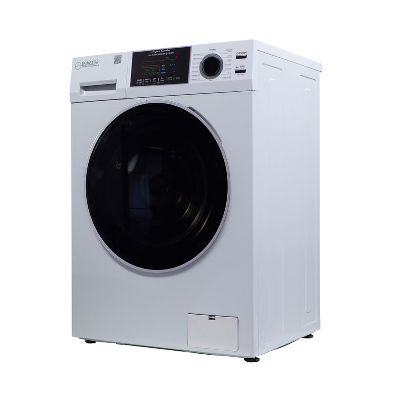 Equator Advanced Appliances All-in-One 4700 Washer-Dryer, Ventless, Fully Built-In, Zero Clearance, 1.62 cu. ft. / 15 lb Capacity, 110V, 1400 RPM - White
