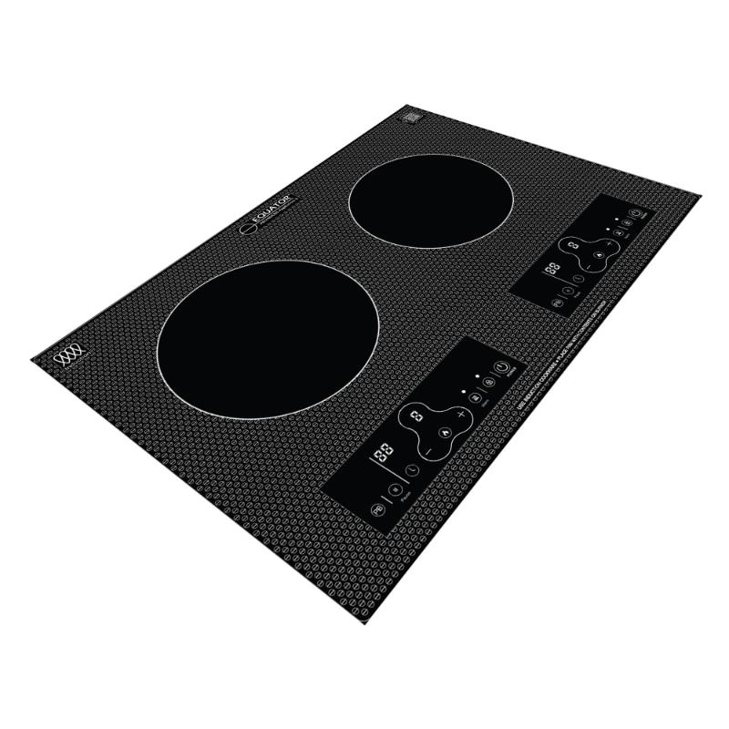 Equator Advanced Appliances Equator 20″ Horizontal Dual-Burner Induction Cooktop – Built-In or Freestanding, 110V