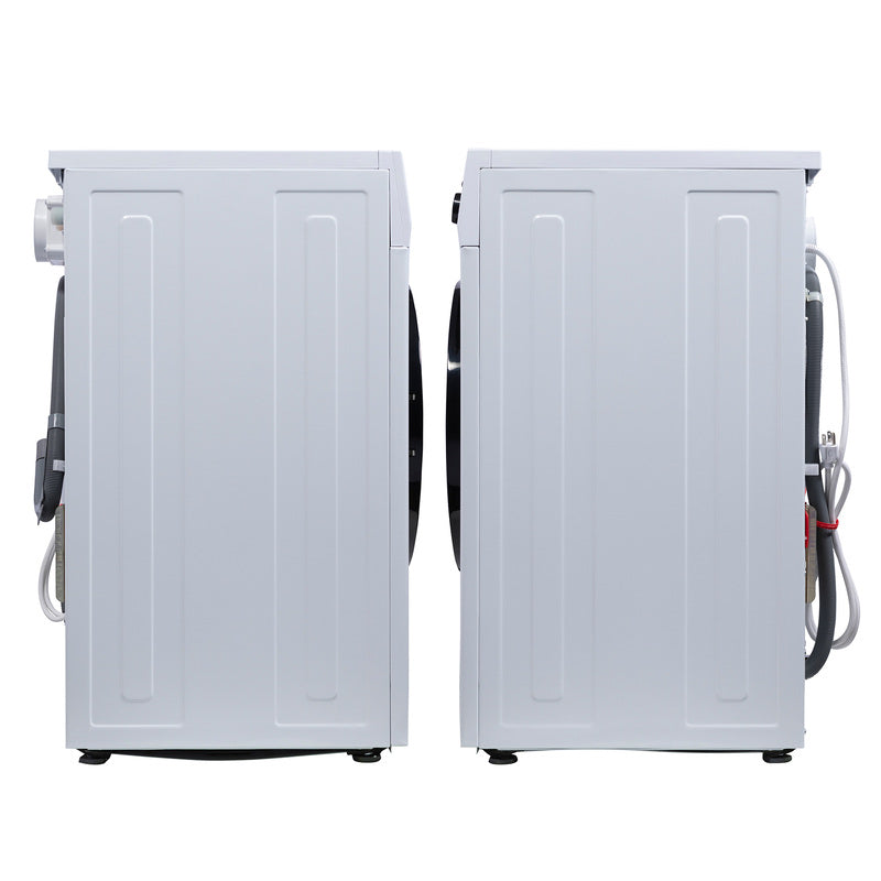 Equator Advanced Appliances All-in-One 4600 Ventless/Vented Washer Dryer with Pet Cycle, 1.62 cu. ft., 15 lb Capacity, 110V -White
