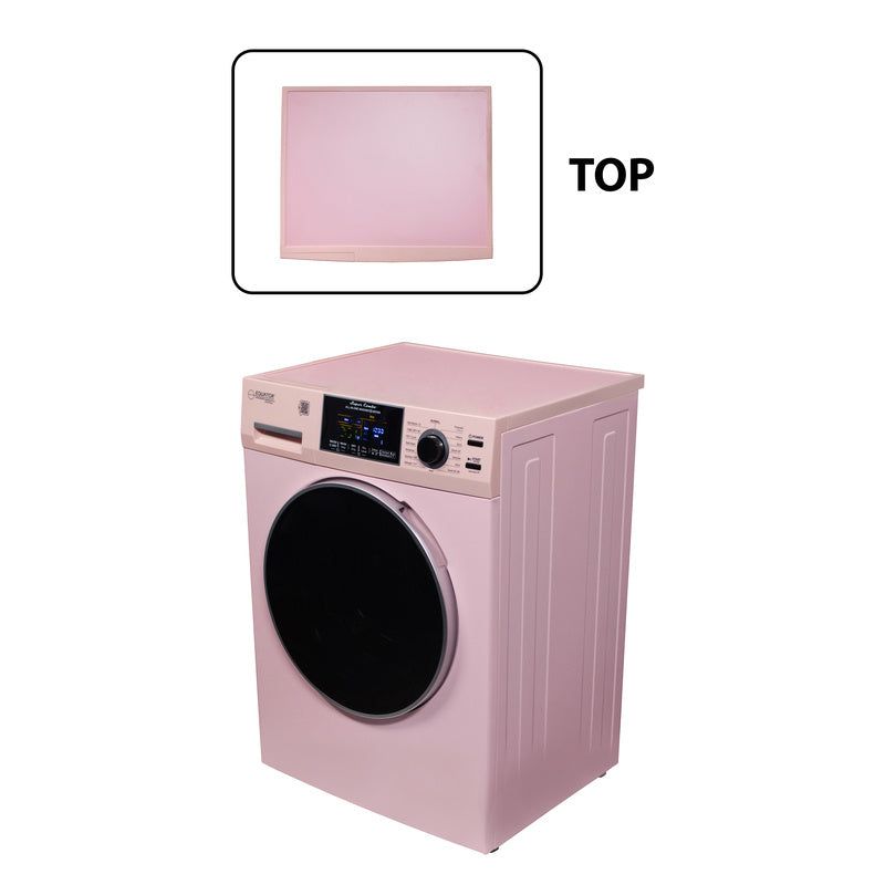 Equator Advanced Appliances All-in-One 4600 Ventless/Vented Washer Dryer with Pet Cycle, 1.62 cu. ft., 15 lb Capacity, 110V -Pink