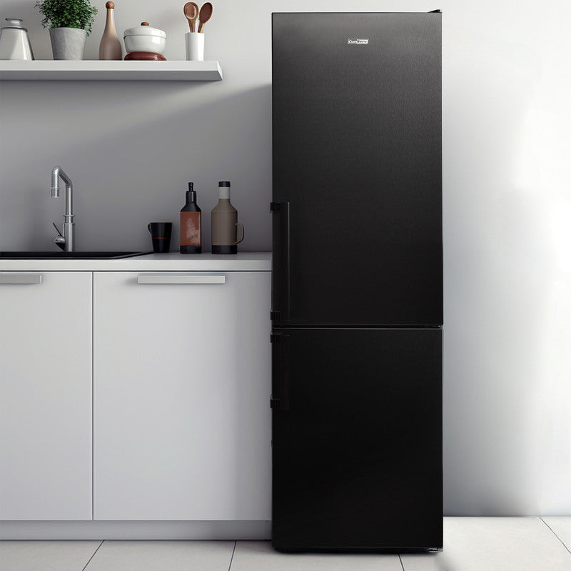 Conserv 12 Cu. Ft. No-Frost Bottom Freezer Refrigerator with Wine Rack – Garage Ready, ENERGY STAR®, Titanium