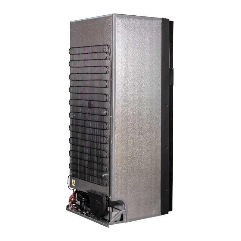 Conserv 10 cu. ft. 12V DC Stainless Steel Refrigerator/Freezer – Two Doors, Ideal for RV, Boat, and Off-Grid Use