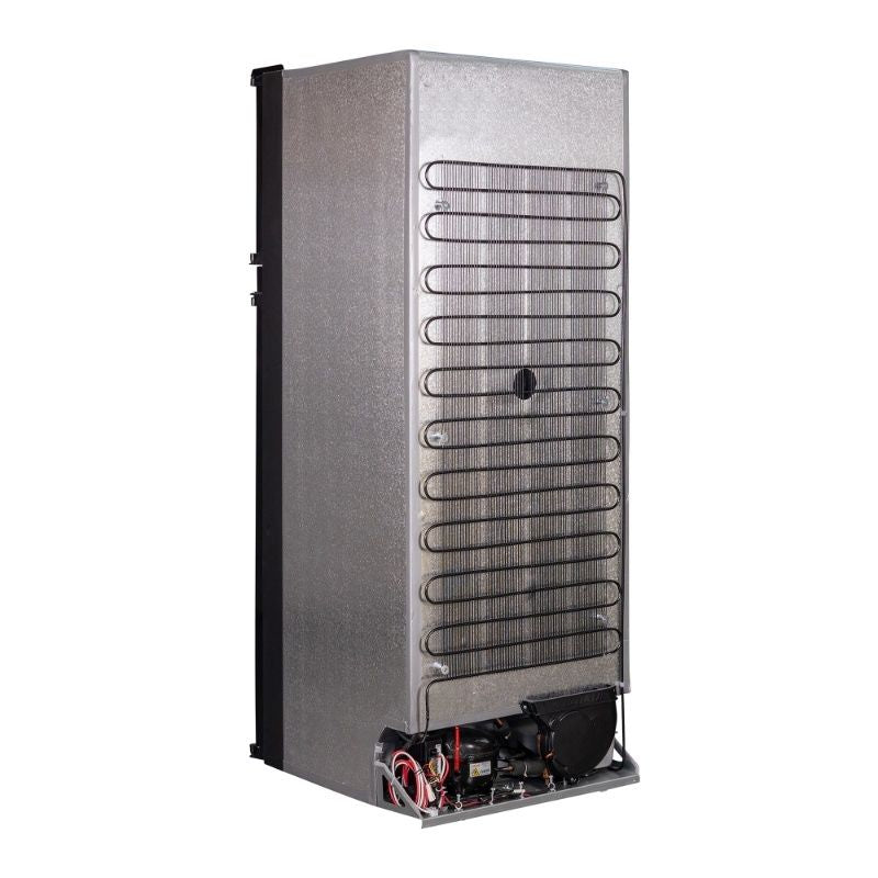 Conserv 10 cu. ft. 12V DC Stainless Steel Refrigerator/Freezer – Two Doors, Ideal for RV, Boat, and Off-Grid Use