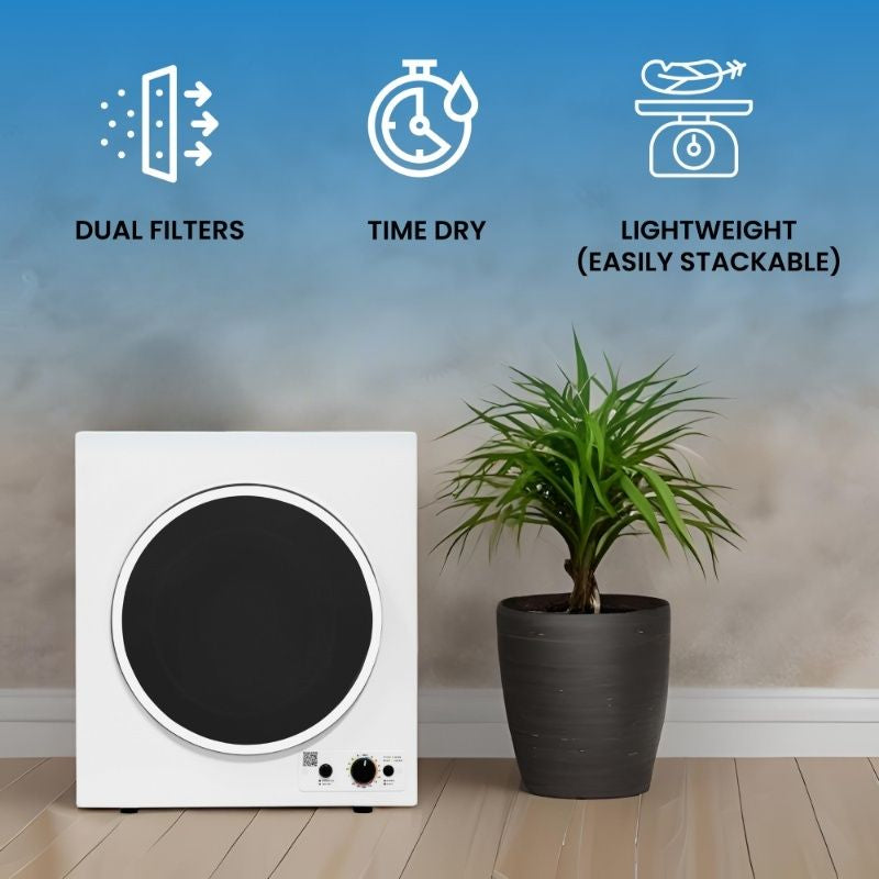 Equator Advanced Appliances Compact Vented Sensor Dryer with Bottom Controls, 3.5 cu. ft. / 13 lb Capacity, 110V