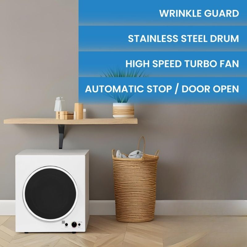 Equator Advanced Appliances Compact Vented Sensor Dryer with Bottom Controls, 3.5 cu. ft. / 13 lb Capacity, 110V