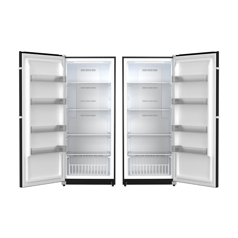 Conserv 17 Cu. Ft. Convertible Upright Freezer/Refrigerator – Garage Ready, ENERGY STAR®, 28” Wide, 110V (Black)