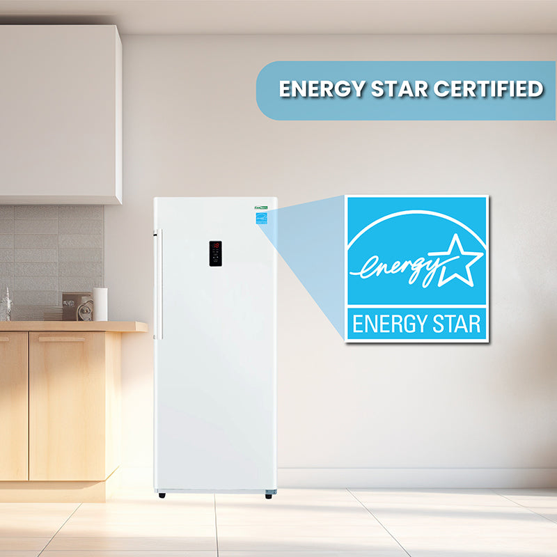 Conserv 17 Cu. Ft. Convertible Upright Freezer/Refrigerator – Garage Ready, ENERGY STAR®, 28” Wide, 110V (White)