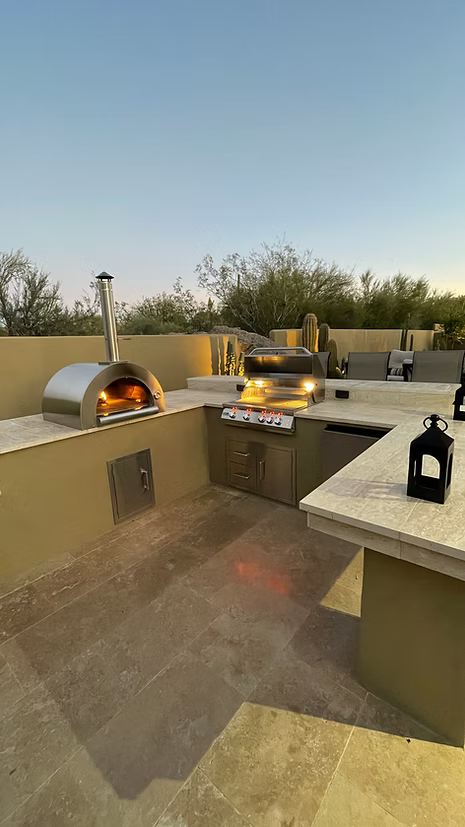 KoKoMo Grills 32-Inch Wood-Fired Built In Pizza Oven