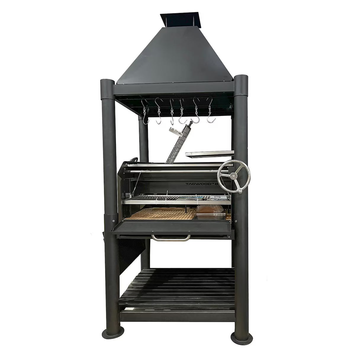 Tagwood BBQ02SIB – Argentine Firewood & Charcoal Grill