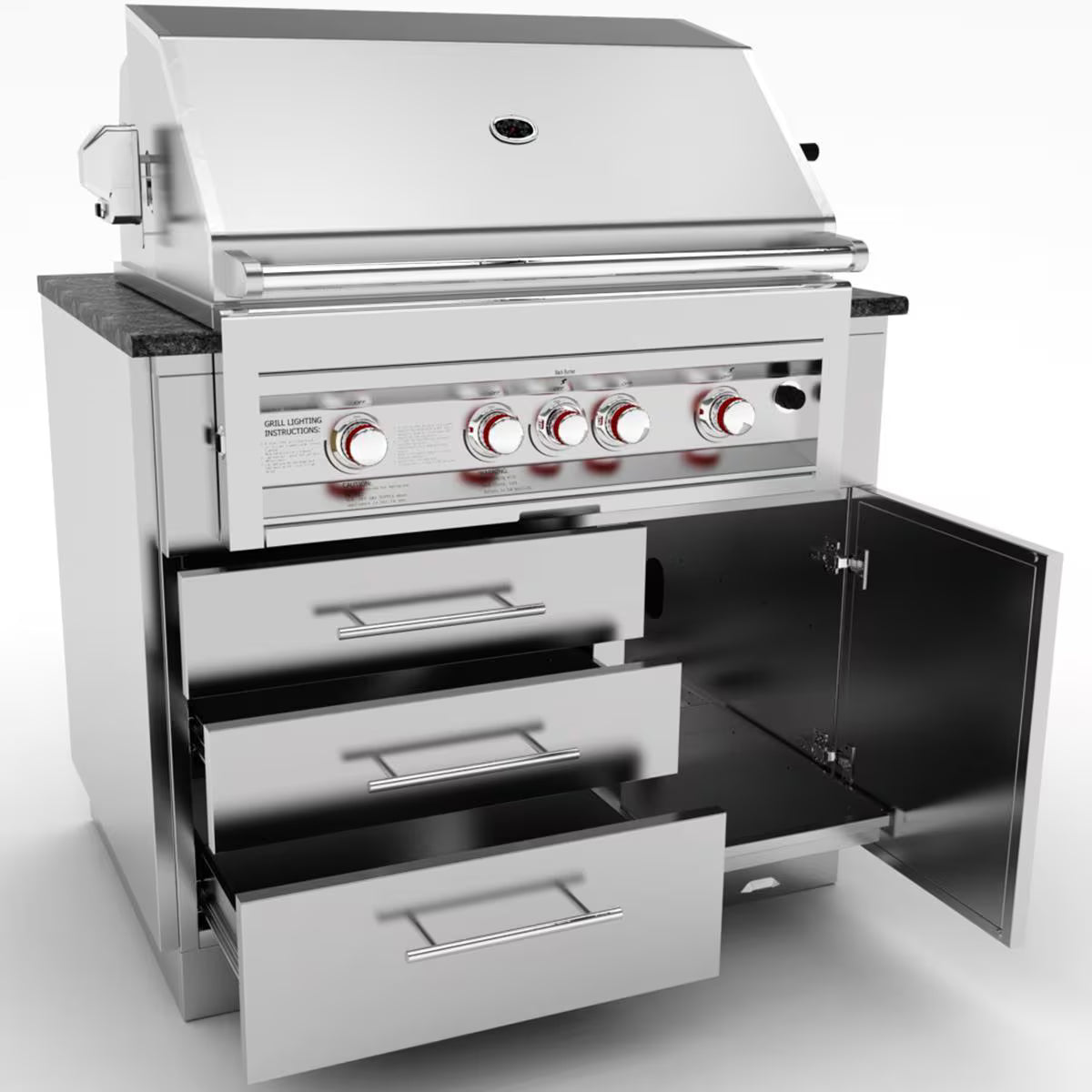 Sunstone SAC40GLPCD 40-Inch Gas Grill Base Cabinet
