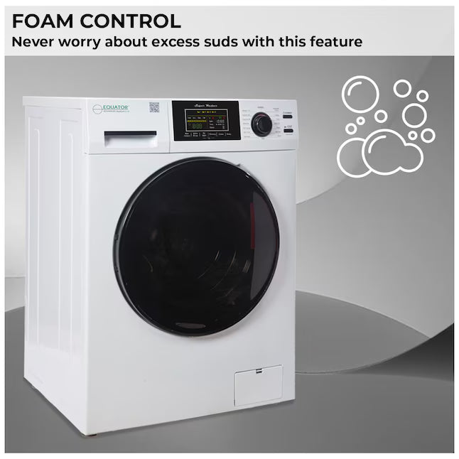 Equator Advanced Appliances Extra-Small 1.62 cu. ft. Stackable Front-Load Washer – White