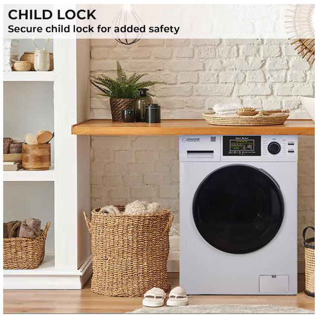 Equator Advanced Appliances Extra-Small 1.62 cu. ft. Stackable Front-Load Washer – White