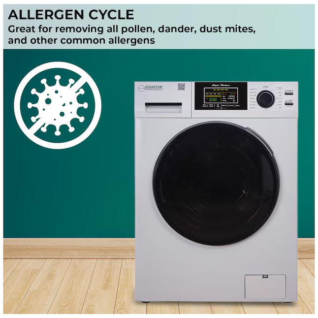 Equator Advanced Appliances Extra-Small 1.62 cu. ft. Stackable Front-Load Washer – White