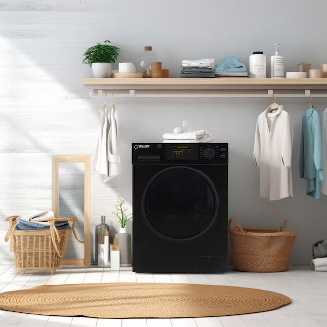 Equator Advanced Appliances Extra-Small 1.62 cu. ft. Stackable Front-Load Washer – Black
