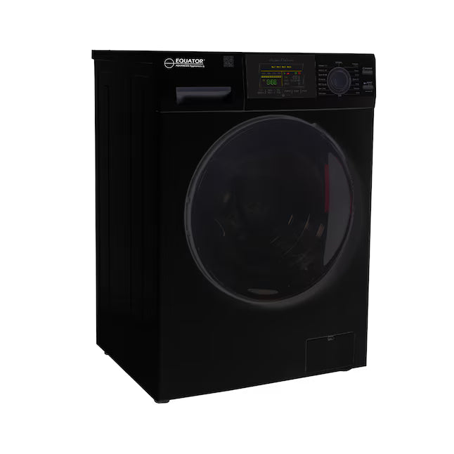 Equator Advanced Appliances Extra-Small 1.62 cu. ft. Stackable Front-Load Washer – Black
