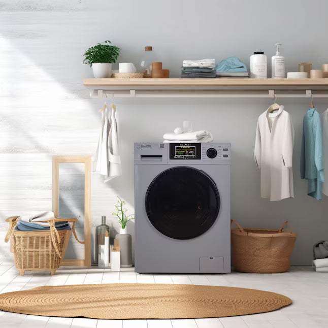 Equator Advanced Appliances Extra-Small 1.62 cu. ft. Stackable Front-Load Washer – Silver