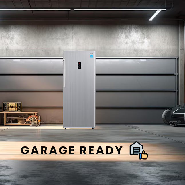 Conserv 14 Cu. Ft. Convertible Upright Freezer/Refrigerator – Garage Ready, ENERGY STAR®, 28” Wide, 110V (Stainless)