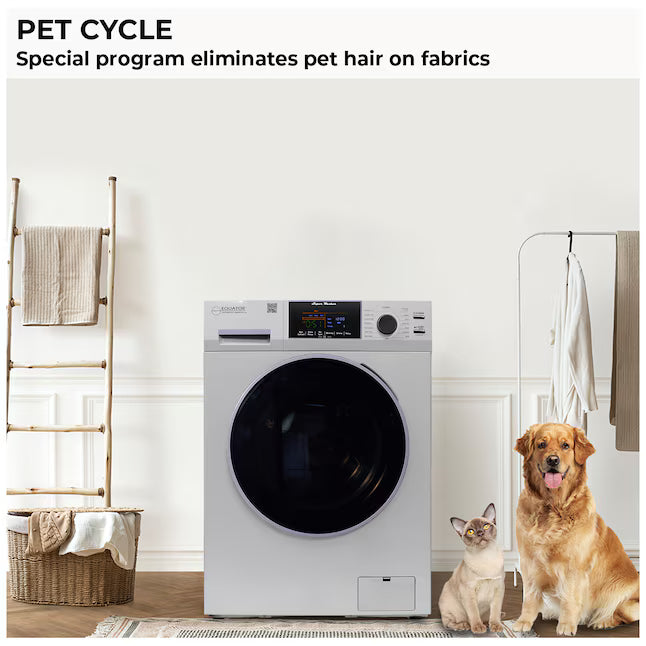 Equator Advanced Appliances Extra-Small 1.62 cu. ft. Stackable Front-Load Washer – Silver