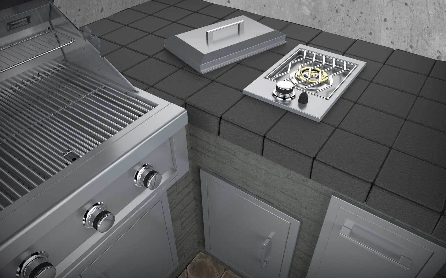 Sunstone Metal Products Outdoor Single-Side 1-Burner
