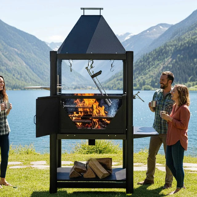 Tagwood BBQ12SI Argentine Firewood & Charcoal Grill
