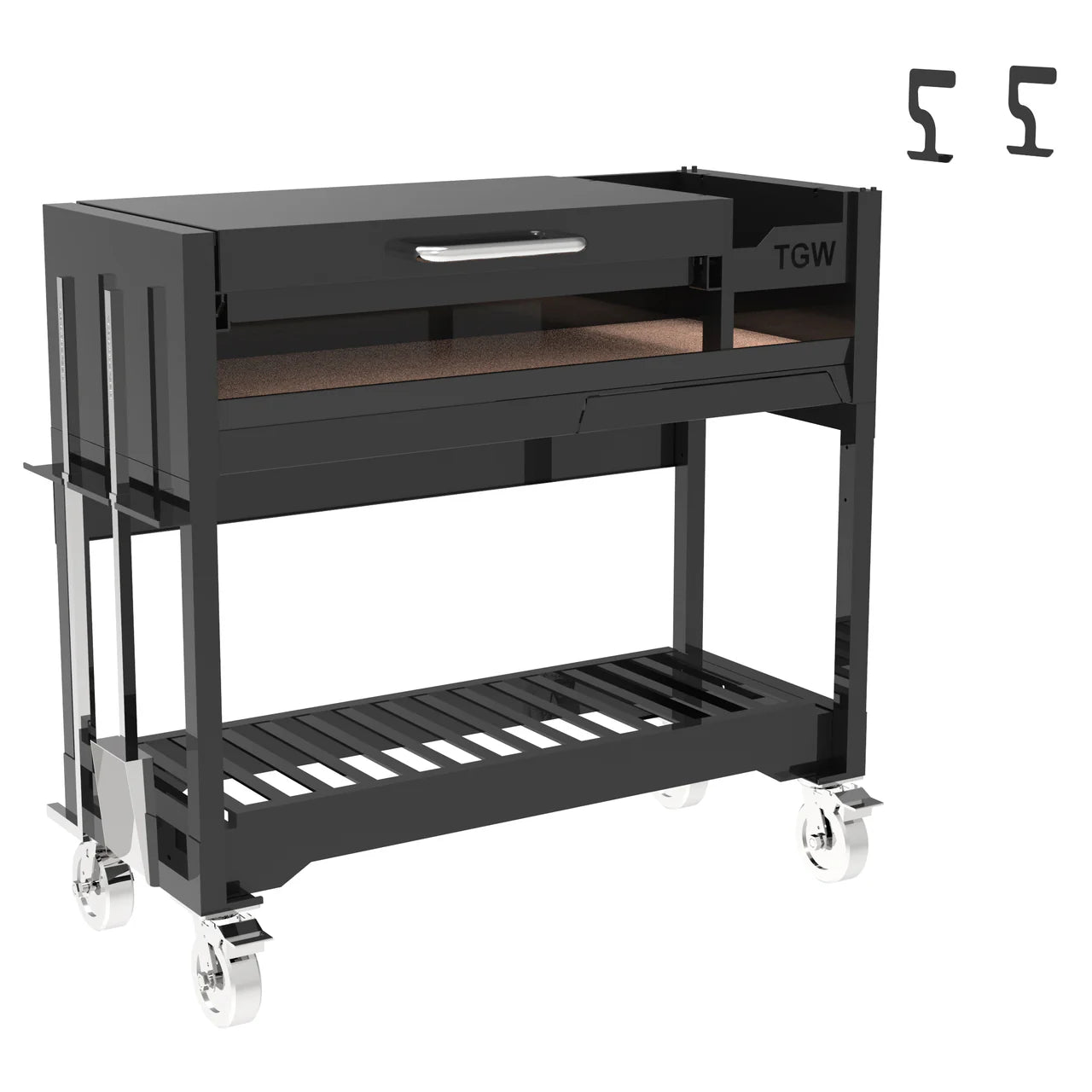 Tagwood BBQ18SI – Chief Series Argentine Grill (Black Finish)
