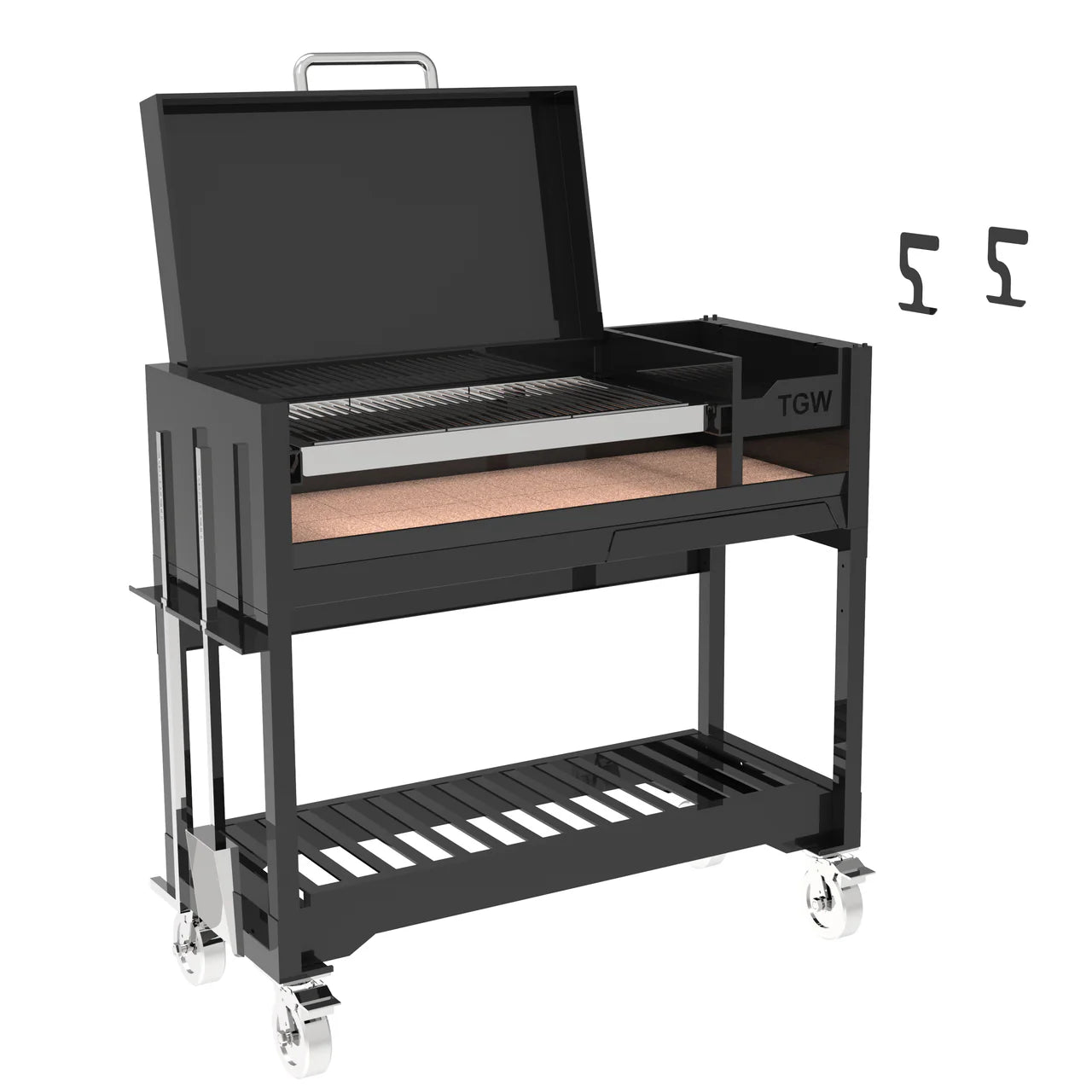 Tagwood BBQ18SI – Chief Series Argentine Grill (Black Finish)