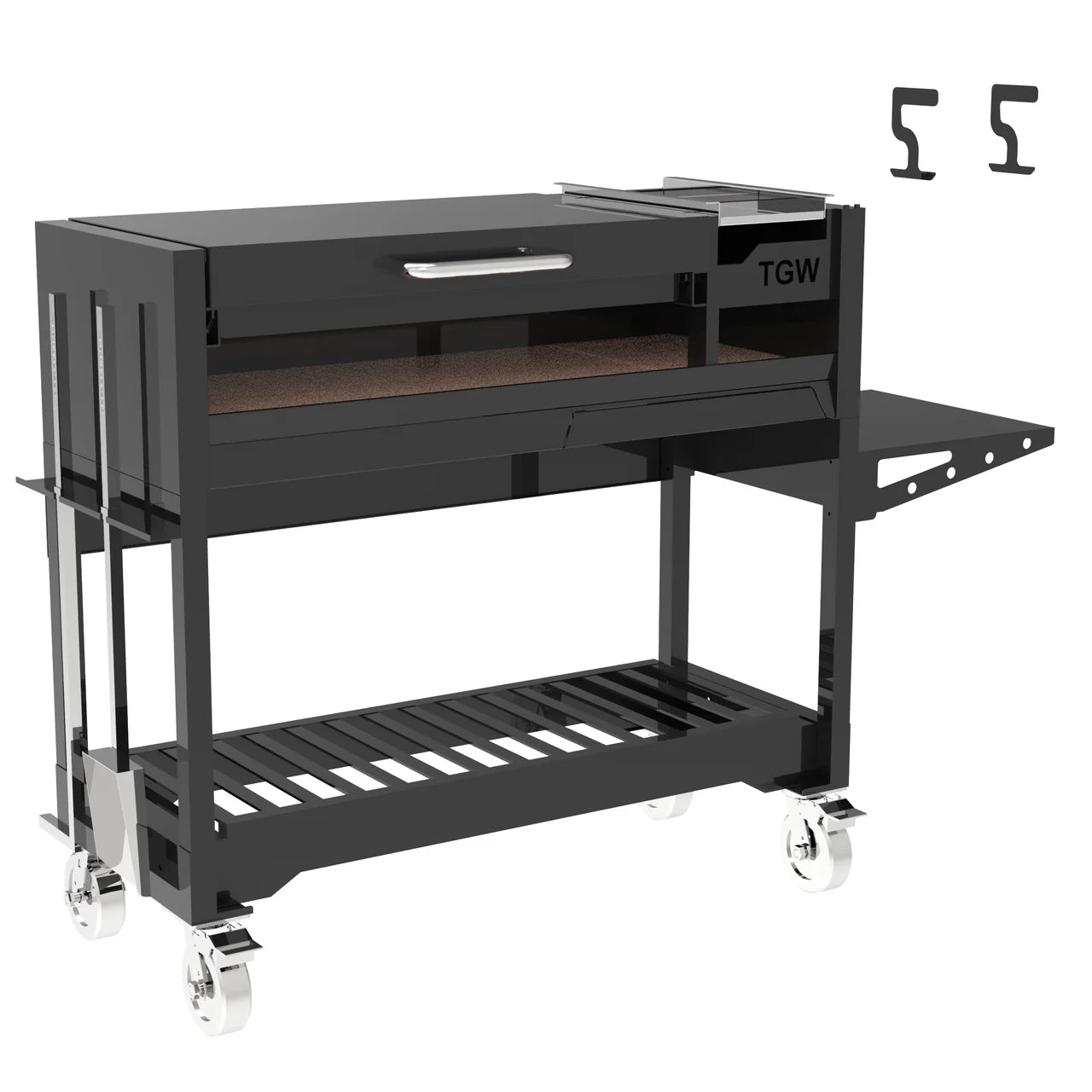Tagwood BBQ18SI – Chief Series Argentine Grill (Black Finish)