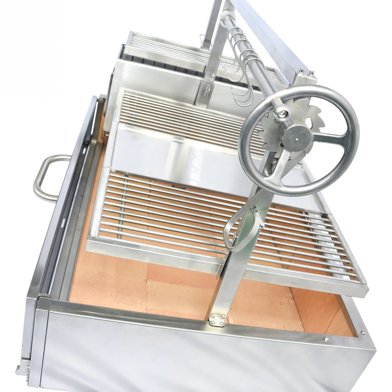 Tagwood BBQ25SS – XL Built‑In Argentine Stainless Steel Santa Maria Grill - Piratically Built