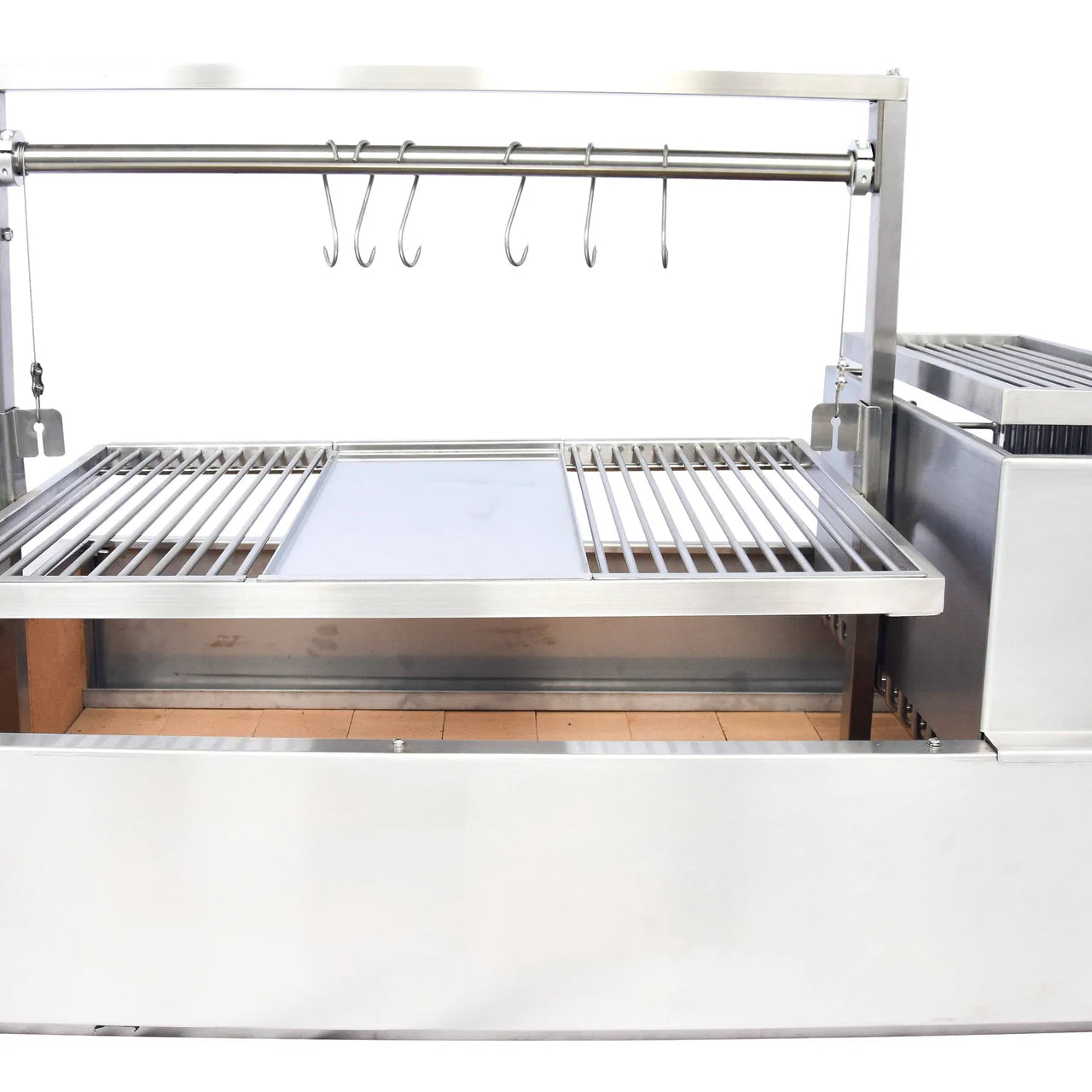 Tagwood BBQ25SS – XL Built‑In Argentine Stainless Steel Santa Maria Grill - Piratically Built