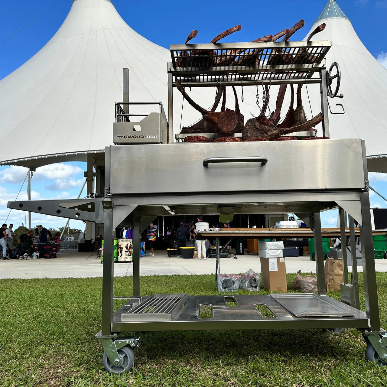 Tagwood BBQ23SS – Argentine Stainless Steel Santa Maria Grill