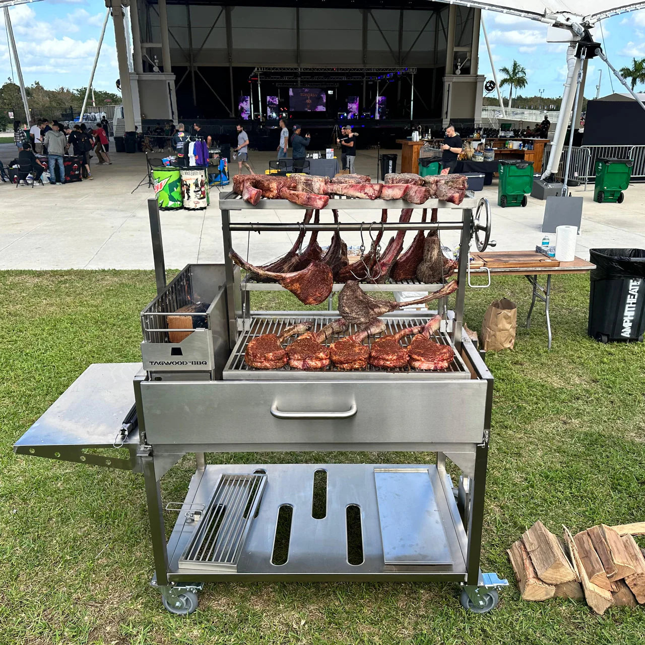 Tagwood BBQ23SS – Argentine Stainless Steel Santa Maria Grill