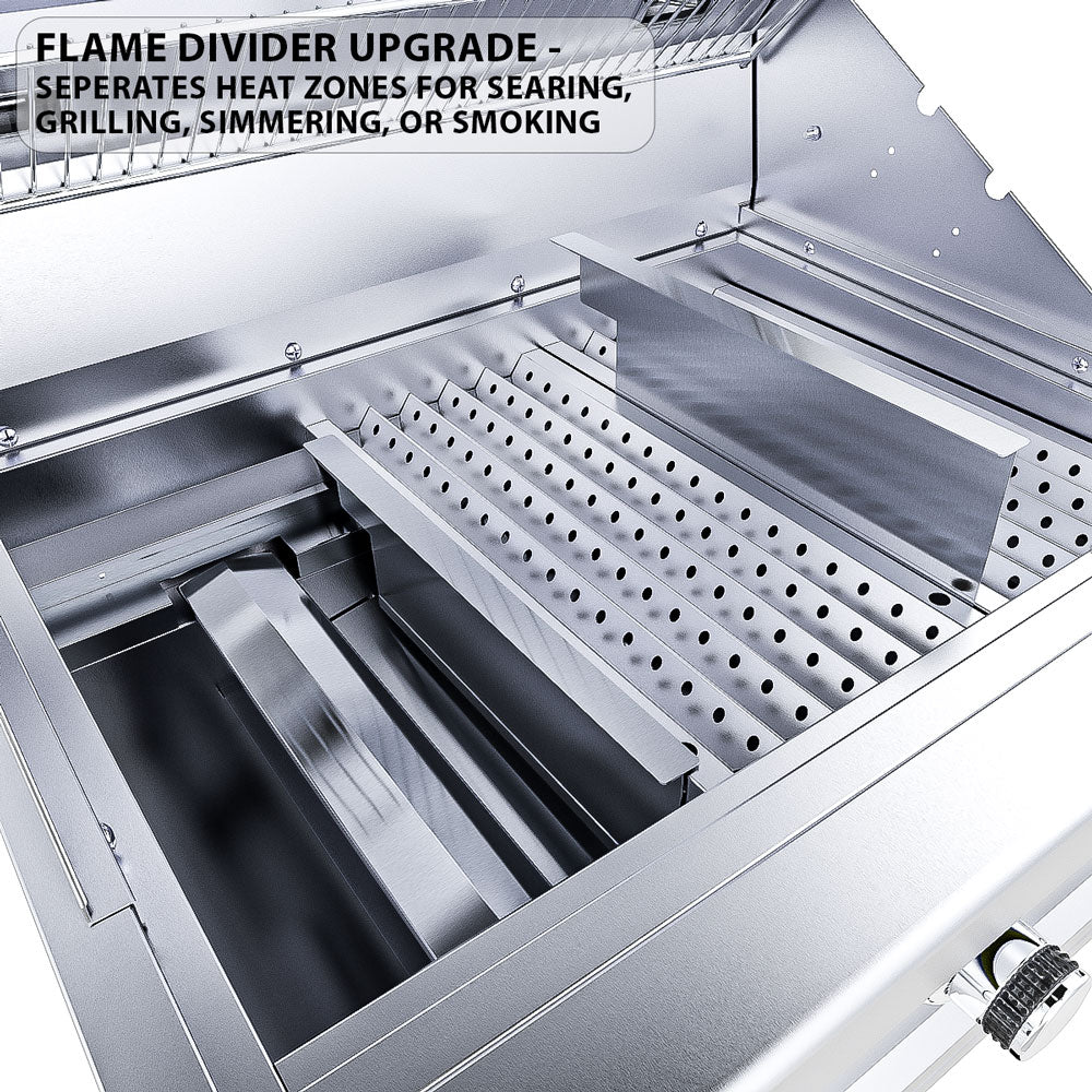 Sunstone Metal Products Ruby Series 30" Built-In 3-Burner