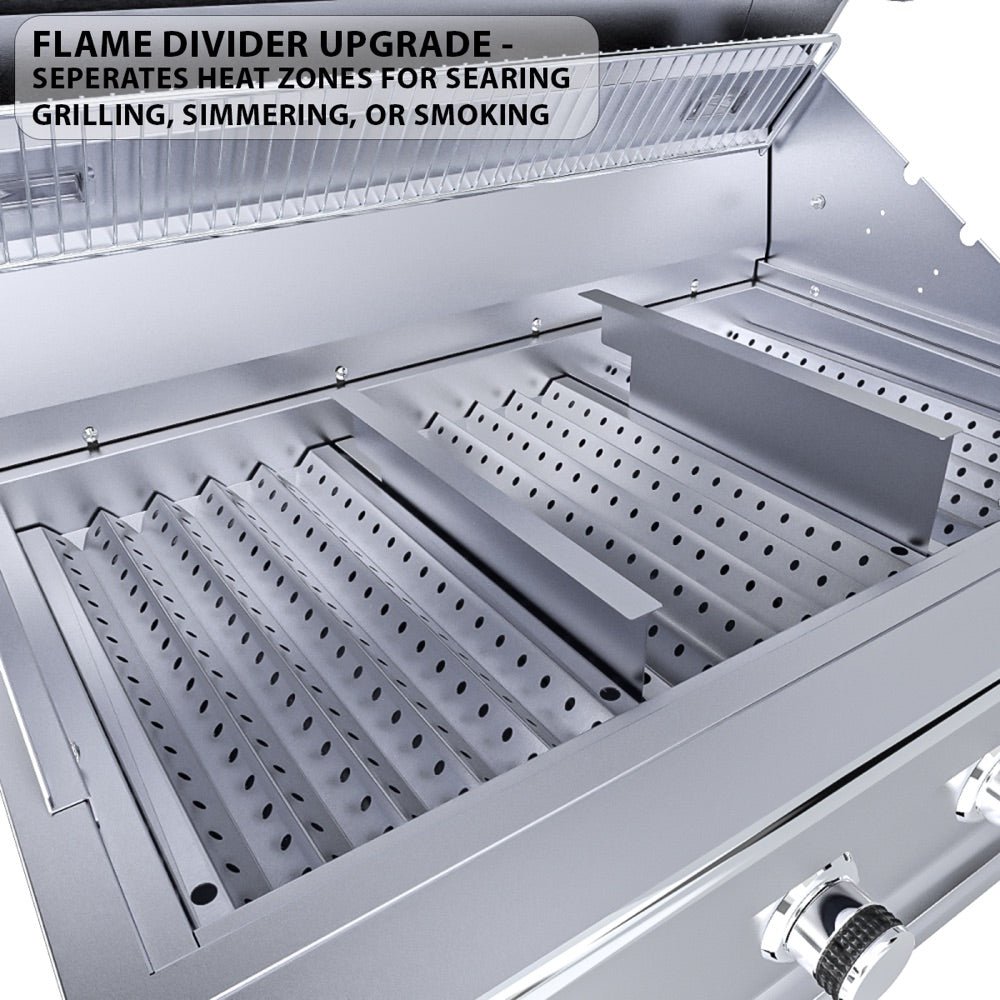 Sunstone Metal Products Ruby Series 30" Built-In 3-Burner