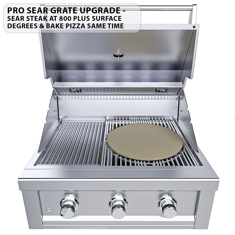 Sunstone Metal Products Ruby Series 30" Built-In 3-Burner