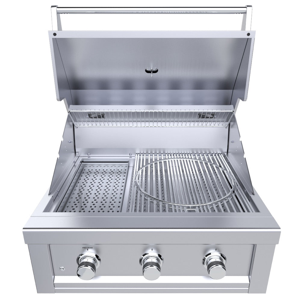 Sunstone Metal Products Ruby Series 30" Built-In 3-Burner