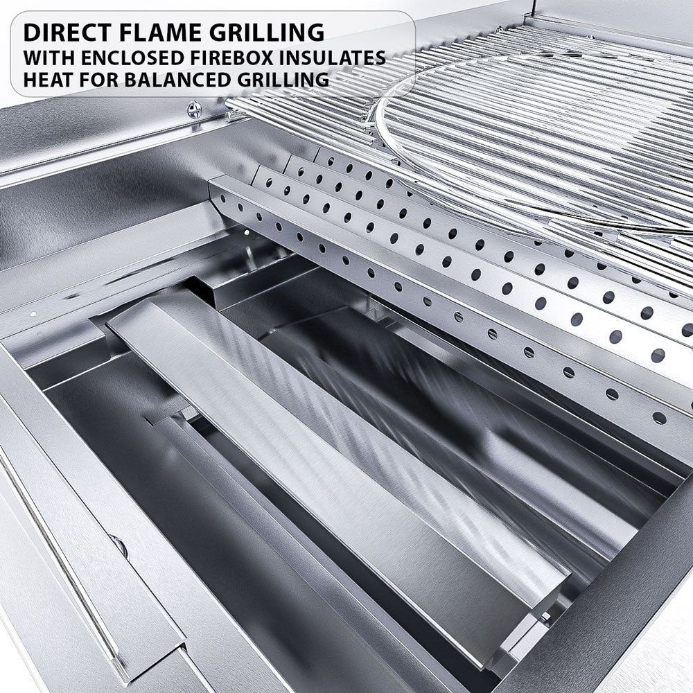 Sunstone Metal Products Ruby Series 30" Built-In 3-Burner