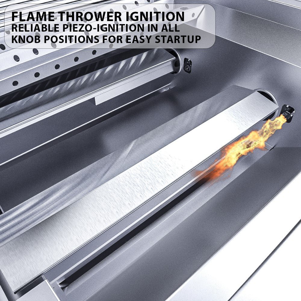 Sunstone Metal Products Ruby Series 30" Built-In 3-Burner
