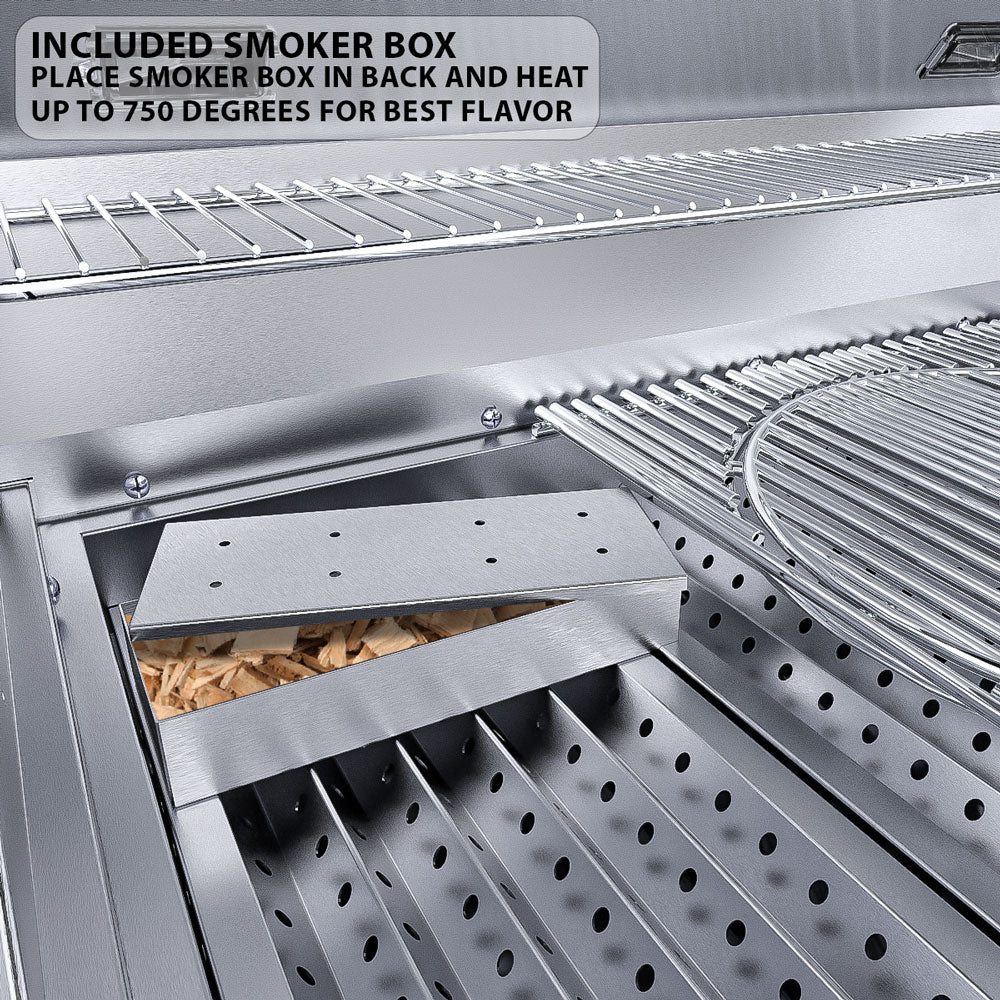 Sunstone Metal Products Ruby Series 30" Built-In 3-Burner