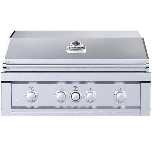 Sunstone Metal Products Ruby Series 36" Built-In 4-Burner with Rear Infrared Burner