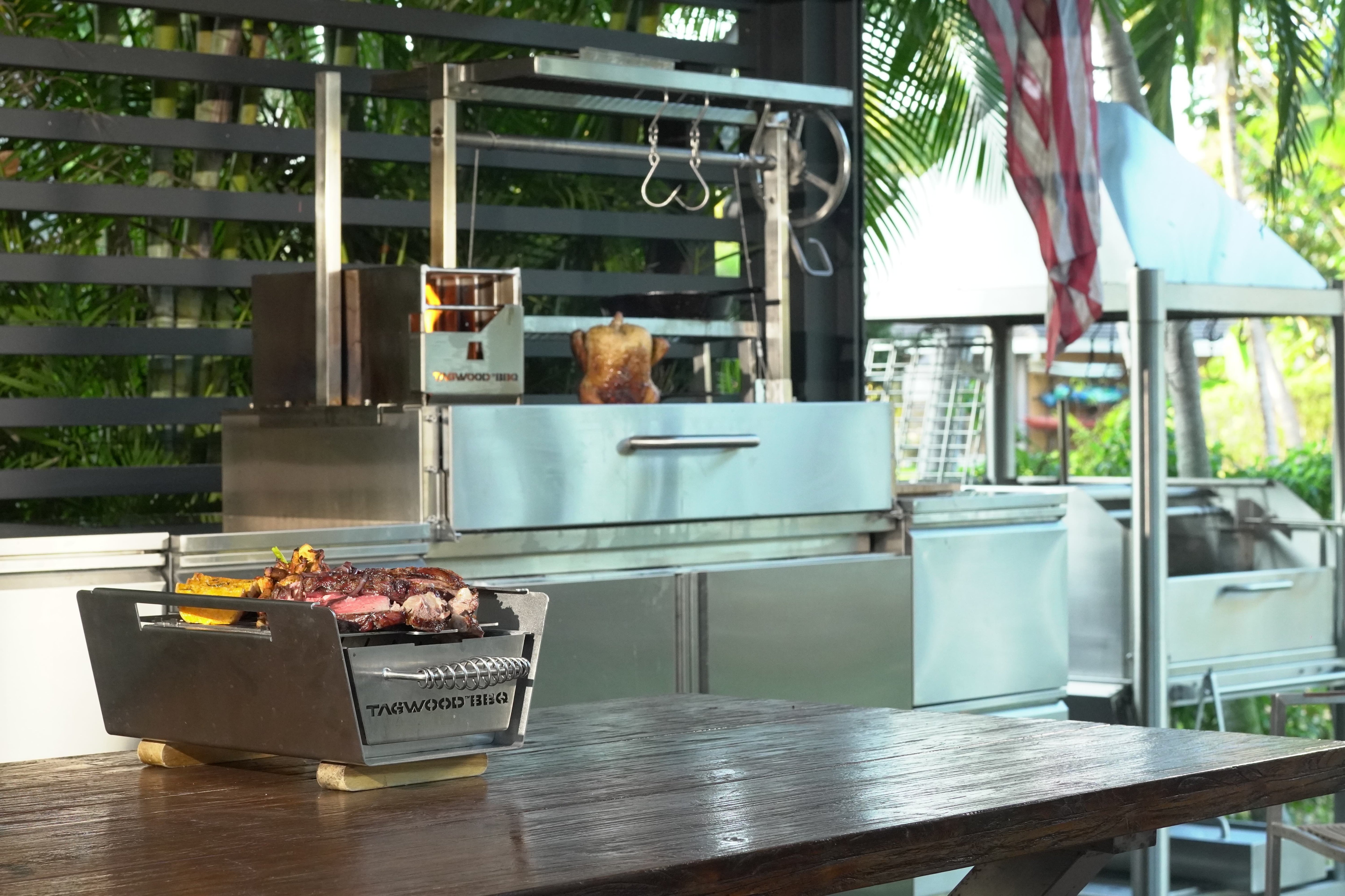 Tagwood BBQ05SS – Argentine Stainless Steel Santa Maria Grill - Piratically Built