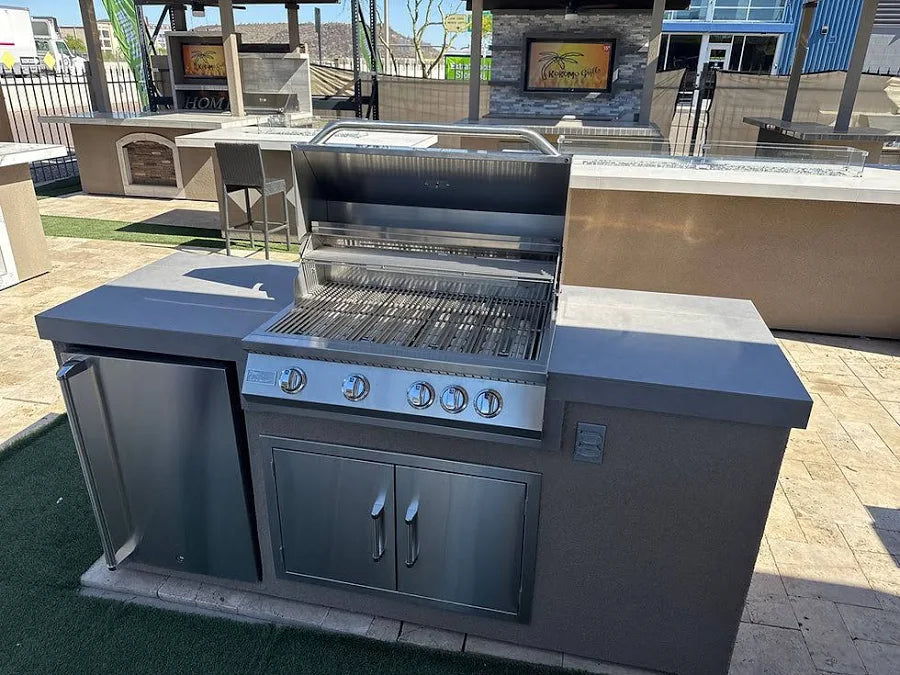 Kokomo Grills 7' Standard Outdoor BBQ Island
