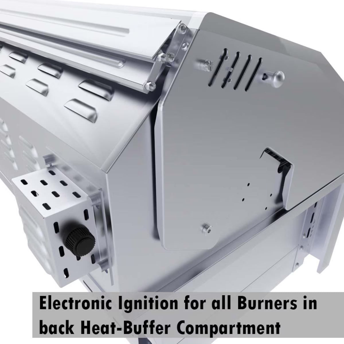 Sunstone 30" Hybrid Gas, Charcoal & Wood Built-In Grill
