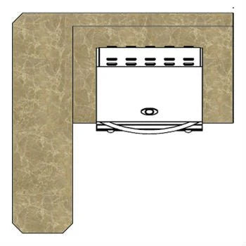 Cal Flame “Maui” BBQ Island – L-Shaped Outdoor Kitchen