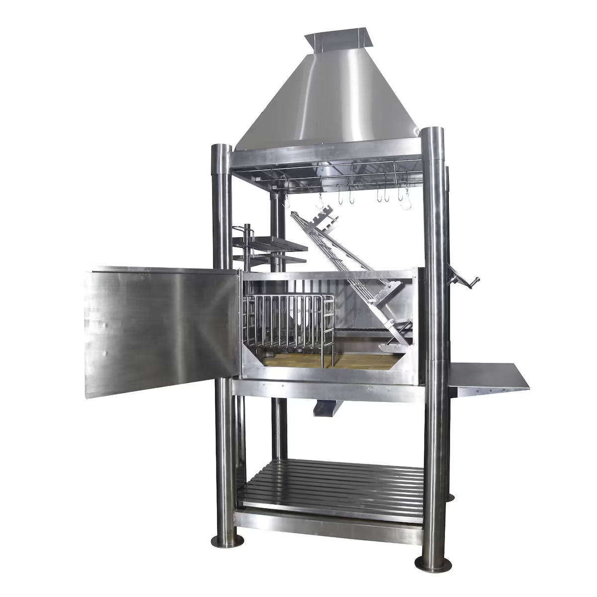 Tagwood BBQ02SS Argentine Firewood & Charcoal Grill