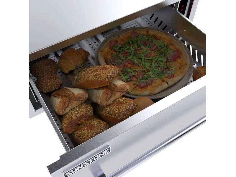 Sunstone Metal 30" Built-In Electric Warming Drawer